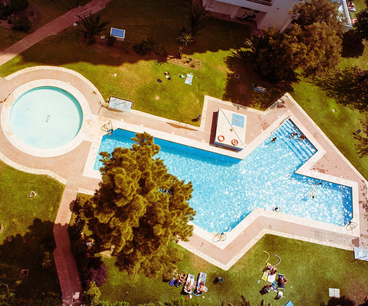 Ariel View of Swimming Pool